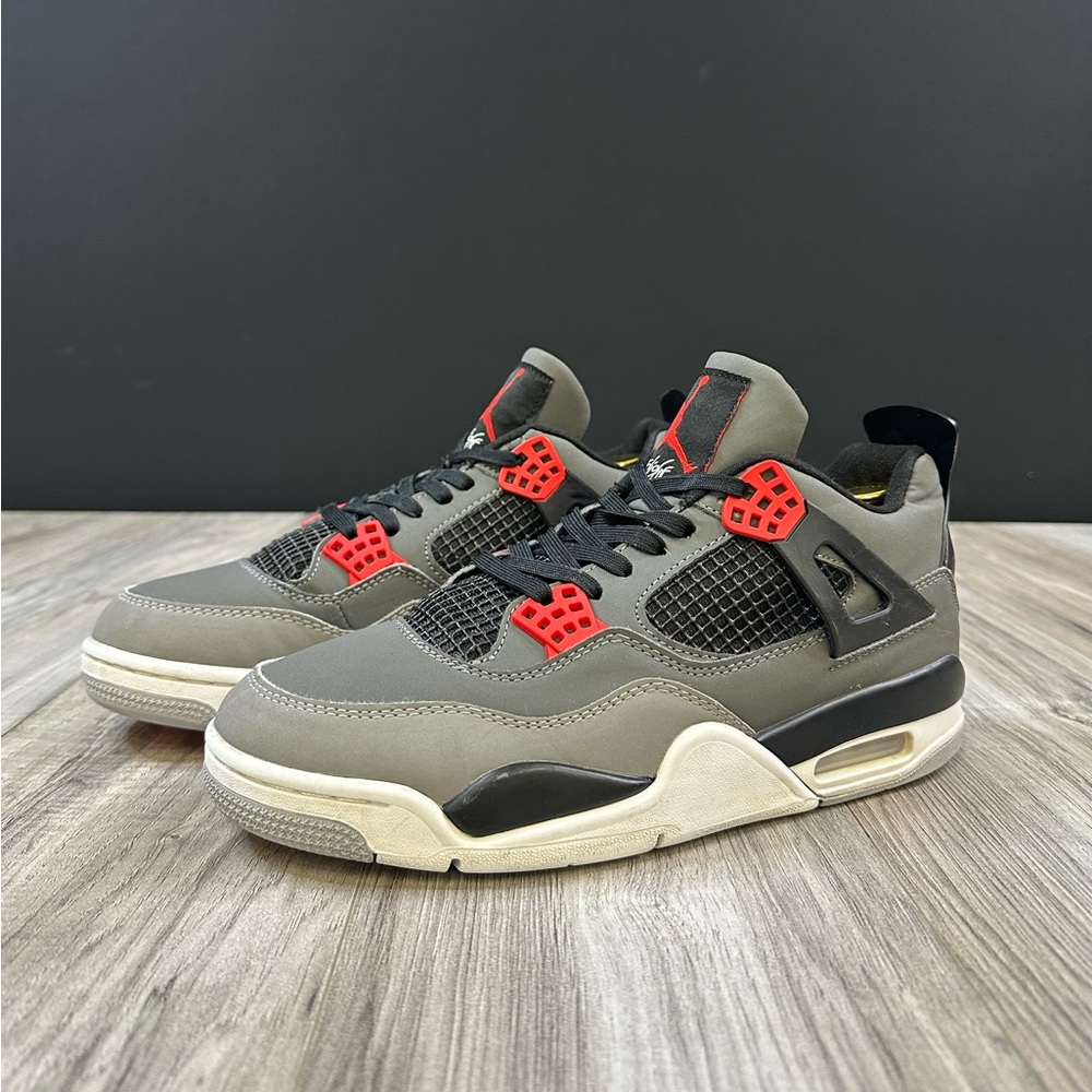 Nike Air Jordan 4 Retro Mid Infrared Grey Black DH6927 061 Mens Size 8